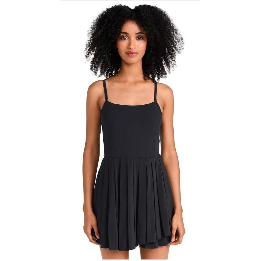 OUTDOOR VOICES Doubles Dress Black Small